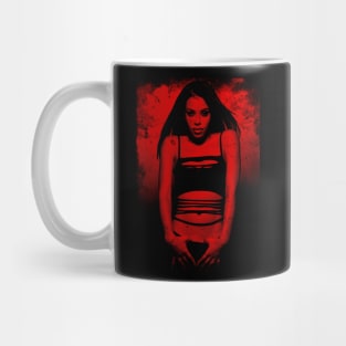 red vintage Aaliyah Mug